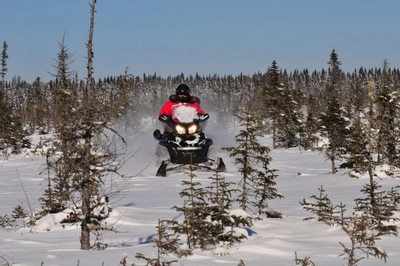 Raid motoneige au Québec Appalaches